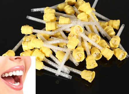 Disposable Dental Impression Mixing Tip 4.2mm Silicone Rubber