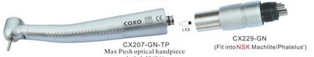 Dental Torque Head Push Button Optical Handpiece 6Holes For NSK