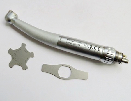 BEING High Speed Large Fiber Optic Handpiece With Coupler 6 Holes KAVO Compatible