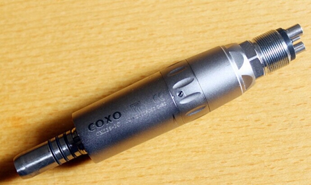 COXO Dental Fiber Optical Inner Channel Titanium Slow Speed Handpiece 6 hole CX235C 