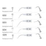 10X Ultrasonic Scaler Insert Tips GD1+GD2+GD3+GD4+GD5 For DTE Satelec Handpiece 