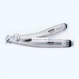 3Pcs Minimum Noise JINME Dental Standard Push Botton High Speed Handpiece Single Water Spray