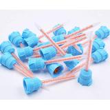 Disposable Dental Impression Silicone Mixing Tip 10:1 Blue/Orange 200PCS