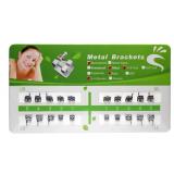 50Packs Dental Orthodontic Metal Brackets MIM Monoblock Mini 018"slot Roth 345hooks
