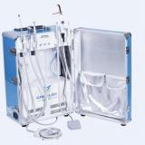 Portable Dental Unit With Air Compressor With Curing Light and Ultrasonic Scaler