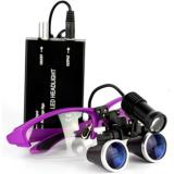 Dental Glasses Surgical Binocular Loupes 3.5x With 5W HeadLight Type2