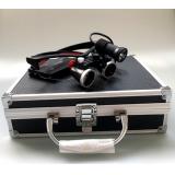 Dental Glasses Surgical Binocular Loupes 3.5x With 5W HeadLight Type2