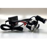 Dental Glasses Surgical Binocular Loupes 3.5x With 5W HeadLight Type2