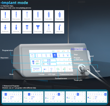 Dental Implantation Systems with Surgery Mode 2in1 - Fdidentist Dental ...