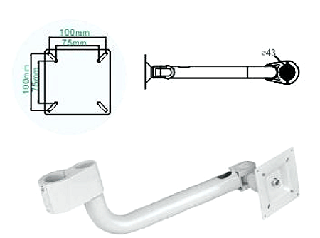 LCD Arm TV Stand Monitor Holder Metal