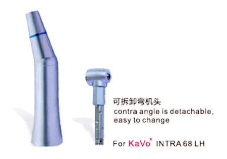 COXO Dental Inner Channel Push Button Contra Angle Handpiece 1:1 Direct Drive Compatible For KAVO