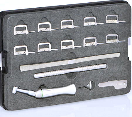 Dental Orthodontic Interproximal Enamel Removal Set For Hand And Engine Use