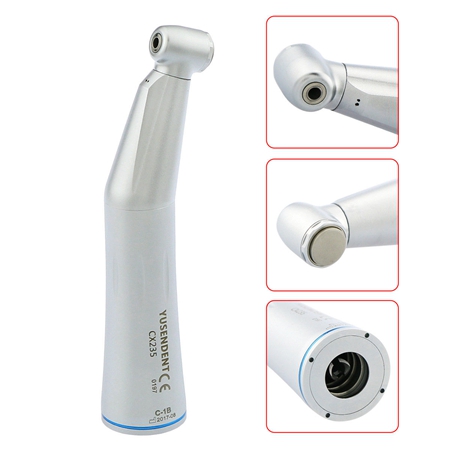 Dental 1:1 E-type Inner Water Contra Angle Low Speed Handpiece