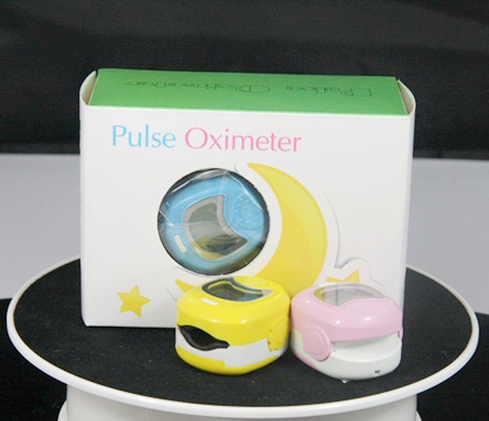 Children Finger Pulse Oximeter SpO2 Oxygen Monitor CMS50QA