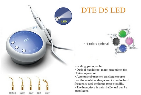 WOODPECKER Ultrasonic Piezo Scaler DTE D5  With LED SATELEC Compatible