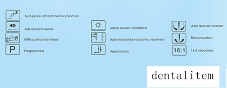 Dental Endo Motor Endodontic Treatment With LED Light And Apex Locator